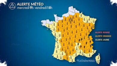 Heatwave Eases Slowly, Central-Eastern France Faces Violent Storms Wednesday