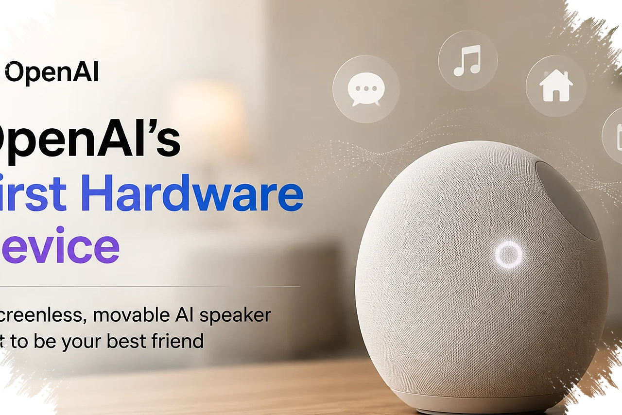 OpenAI’s Screenless AI Speaker Could Move Around the Room, Not Just Listen