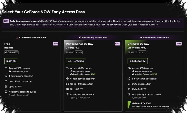 GeForce Now Reaches India, Free Tier Opens the Door Before Paid Plans