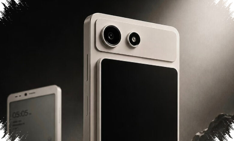 A Phone With E-Ink Up Front and a Detachable Magnetic LCD on Its Back