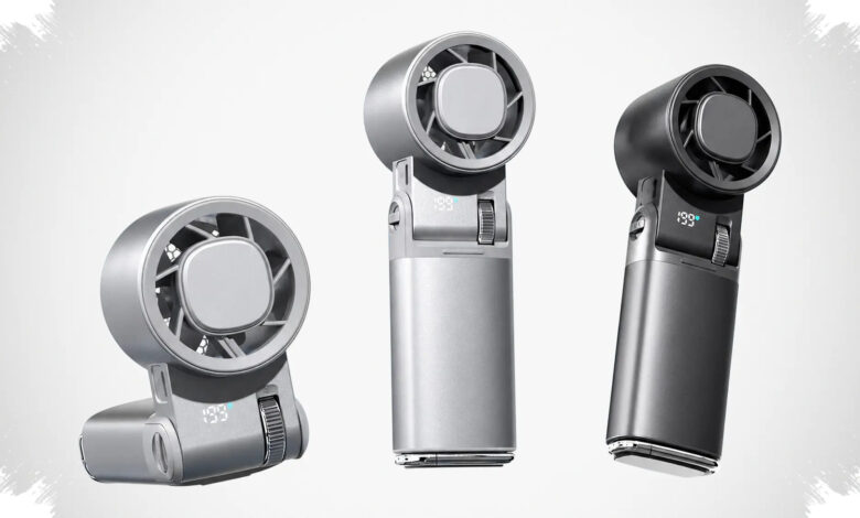 This $39.99 Metal Handheld Fan Adds a Cold Plate Where Air Falls Short