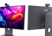 A 4K Camera and 34W Audio Put Lenovo’s New OLED Monitor in One Desk Setup