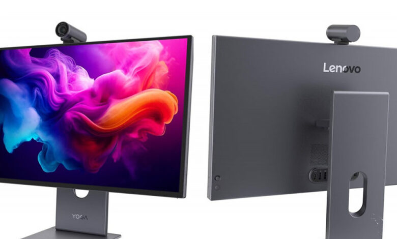 A 4K Camera and 34W Audio Put Lenovo’s New OLED Monitor in One Desk Setup