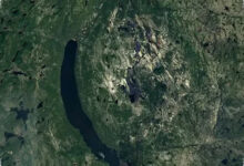 A Camping Search on Google Maps Led to a 390-Million-Year-Old Quebec Crater