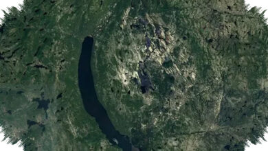 A Camping Search on Google Maps Led to a 390-Million-Year-Old Quebec Crater