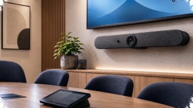 Logitech Pushes AI Cameras Into the Background for Large Hybrid Rooms