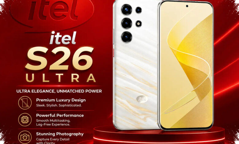 A 4,500-Nit Curved AMOLED Screen Makes the itel S26 Ultra Stand Out at Rp2 Million