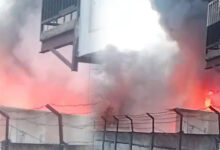 Fire Breaks Out Behind Sate Pak Joyo as Lubuk Linggau Firefighters Respond