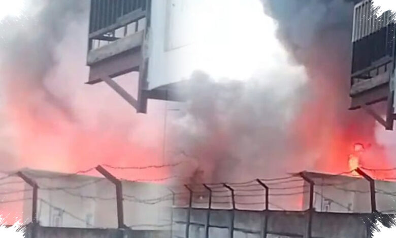 Fire Breaks Out Behind Sate Pak Joyo as Lubuk Linggau Firefighters Respond
