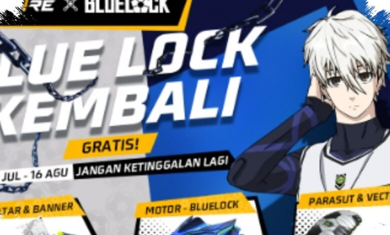 17 Free Fire Redeem Codes Offer Event Items as Blue Lock Collaboration Continues