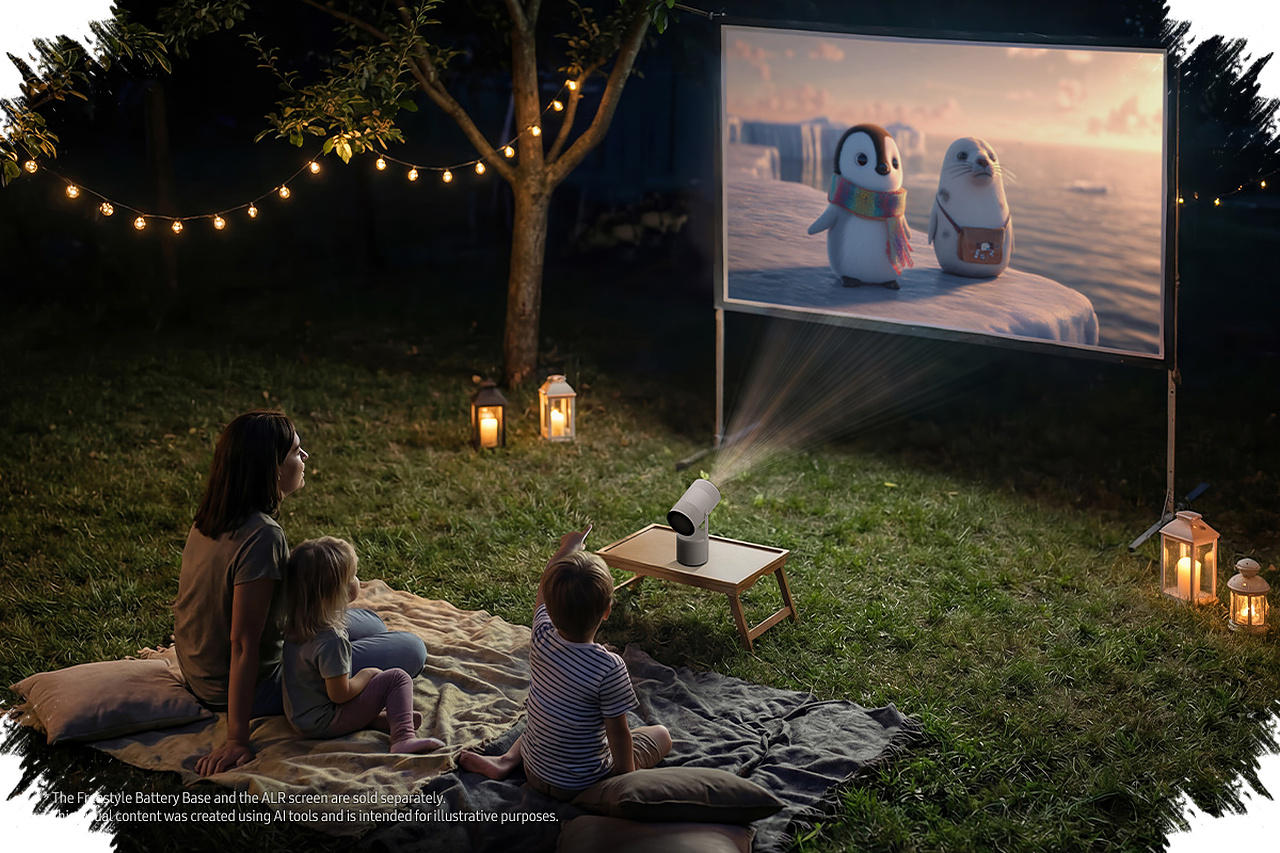 A Projector That Works Around Your Wall, Samsung Freestyle+ Puts AI First