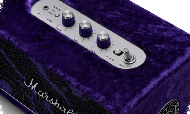 Jimi Hendrix Edition Gives Marshall Acton III a New Look, Not New Sound