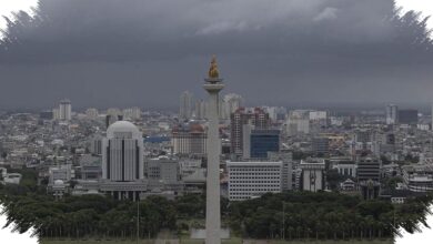 Rain May Reach 19 Indonesian Regions Including Jakarta Despite a Drier Outlook