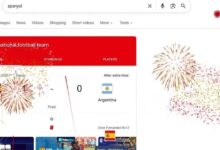 Spain’s World Cup Win Gets a Hidden Fireworks Celebration on Google Search