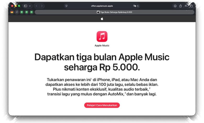 Apple Music Family Plan Costs More in Indonesia After Rp 14,000 Monthly Rise