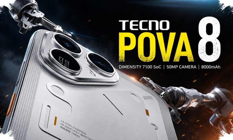 At Rp 3.999.000, Tecno Pova 8 5G Brings an 8,000 mAh Battery to 5G Buyers