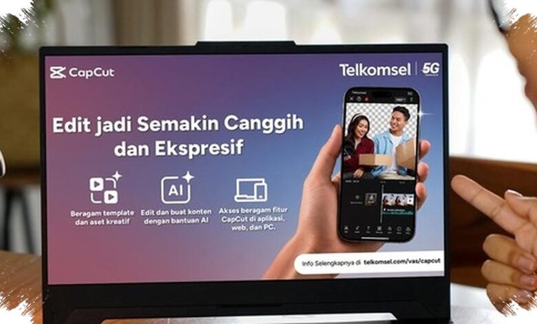 Telkomsel Combines CapCut Access and Data in One Rp68.000 Package